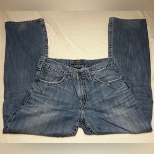 Mens Silver Zac Jeans